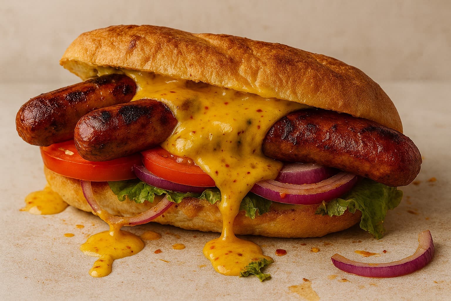 Menu Sandwich Merguez